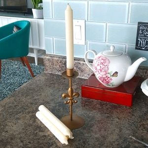 💥5 for 35$💥 Candle holder with Fleur-de-lis